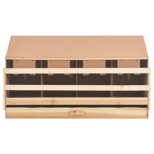 Chicken Laying Nest 4 Compartments 106x40x59cm Solid Pine Wood - Image 5