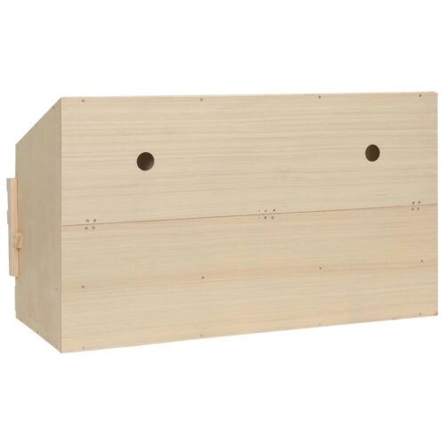 Chicken Laying Nest 4 Compartments 106x40x59cm Solid Pine Wood - Image 7
