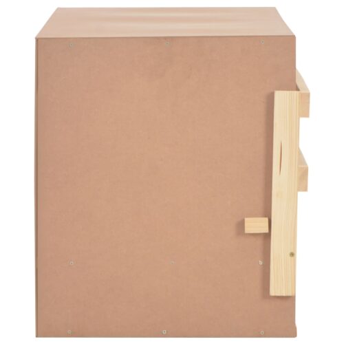 Chicken Laying Nest 3 Compartments 96x40x45cm Solid Pine Wood - Image 6