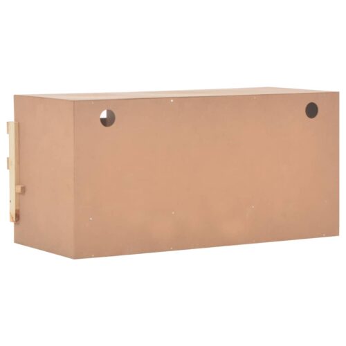 Chicken Laying Nest 3 Compartments 96x40x45cm Solid Pine Wood - Image 7