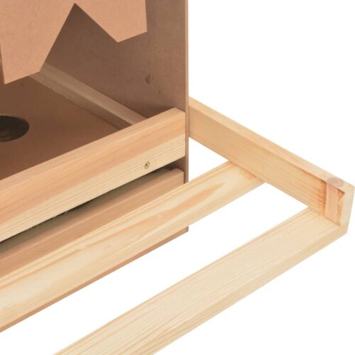 Chicken Laying Nest 3 Compartments 96x40x45cm Solid Pine Wood - Image 9