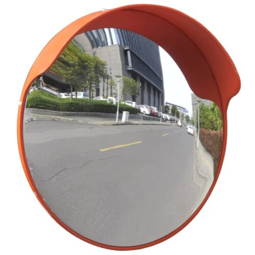 Convex Trafficmirror PC Plastic Orange 45cm Outdoor