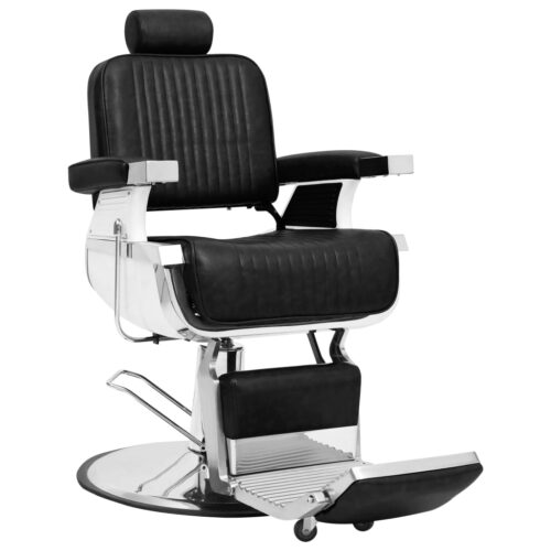 Barber Chair Black 68x69x116cm Faux Leather