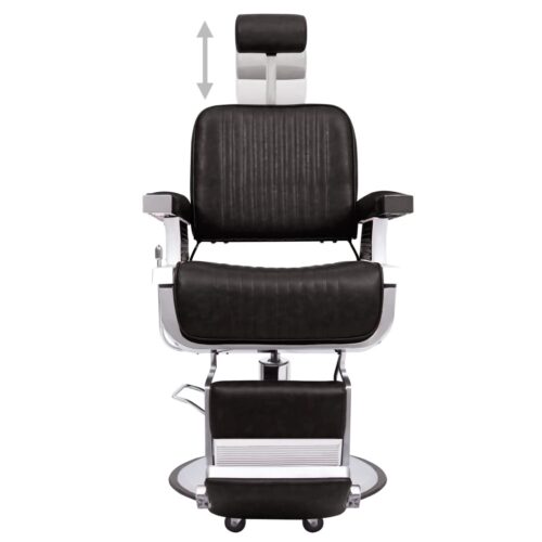 Barber Chair Black 68x69x116cm Faux Leather - Image 2