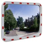 Convex Trafficmirror Rectangle 60 x 80cm with Reflectors