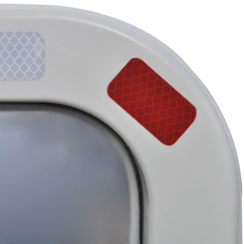 Convex Trafficmirror Rectangle 60 x 80cm with Reflectors - Image 4