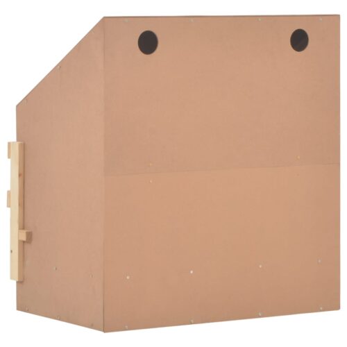 Chicken Laying Nest 2 Compartments 63x40x65cm Solid Pine Wood - Image 7