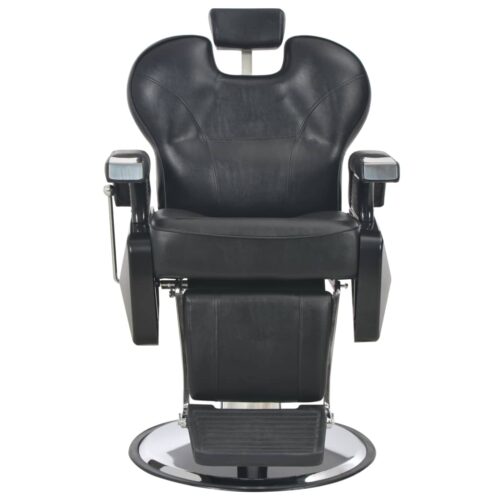Barber Chair Black 72x68x98cm Faux Leather - Image 4
