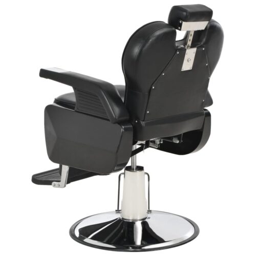 Barber Chair Black 72x68x98cm Faux Leather - Image 5