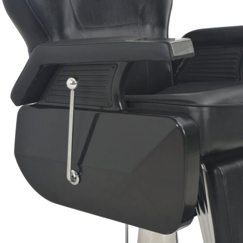 Barber Chair Black 72x68x98cm Faux Leather - Image 8