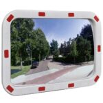 Convex Trafficmirror Rectangle 40 x 60cm with Reflectors