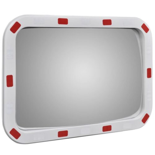 Convex Trafficmirror Rectangle 40 x 60cm with Reflectors - Image 3