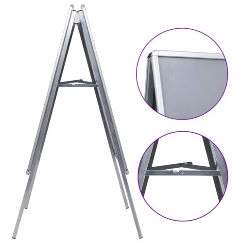 A1 Customer Stopper Poster Stand Aluminium - Image 7