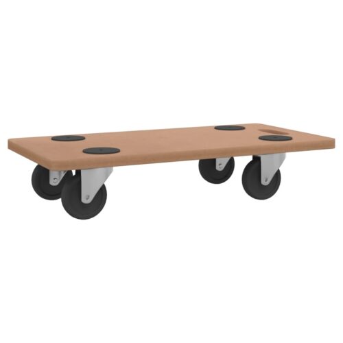 Dolly Trolleys 6pcs Rectangular Engineered Wood - Image 3