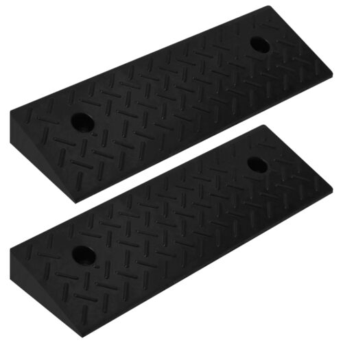 Kerb Ramps 2pcs 50x17.5x5cm Rubber
