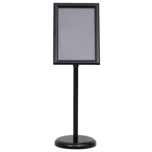 A3 Pedestal Poster Stand Black Aluminium Alloy - Image 2