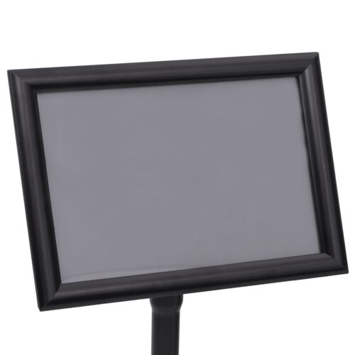 A3 Pedestal Poster Stand Black Aluminium Alloy - Image 8