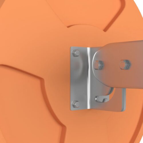 Outdoor Convex Trafficmirror Orange 30cm Polycarbonate - Image 5