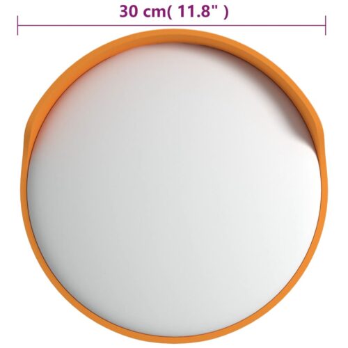 Outdoor Convex Trafficmirror Orange 30cm Polycarbonate - Image 8