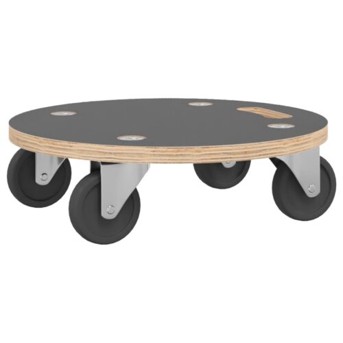Transport Trolleys 2pcs Round 38x11.5cm 250KG - Image 3