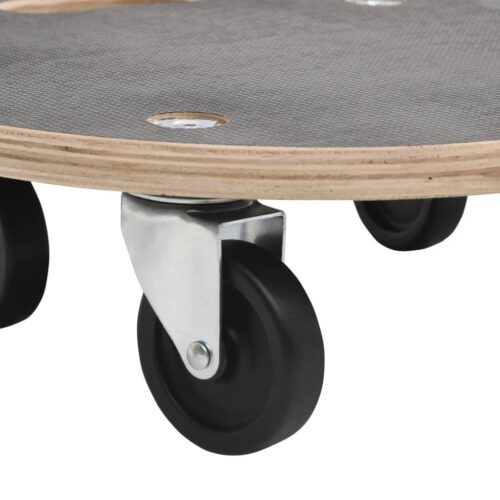 Transport Trolleys 2pcs Round 38x11.5cm 250KG - Image 9