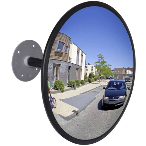 Convex Trafficmirror Acrylic Black 30cm Indoor