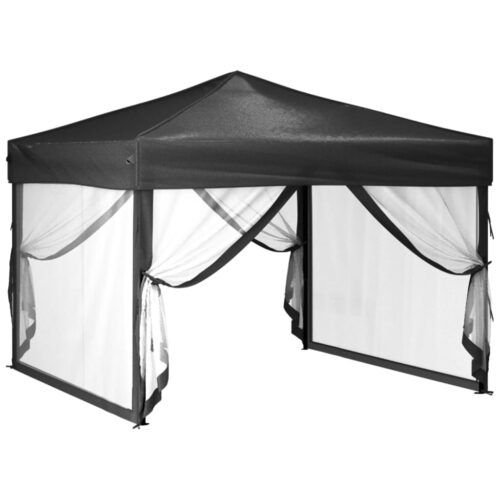 Folding Gazebo Party Tent Outdoor Wedding Tent Canopy Walls Camping Marquee 3x3m - Image 3