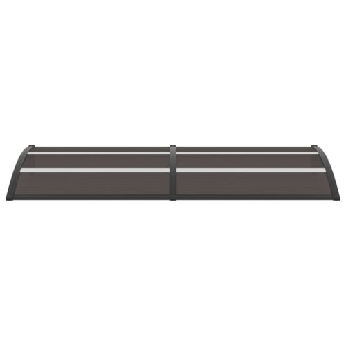 Door Canopy Black 240x80cm PC - Image 2