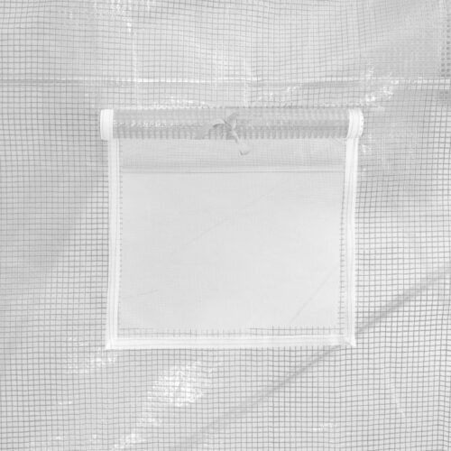 Greenhouse with Steel Frame White 48m 24x2x2m - Image 10