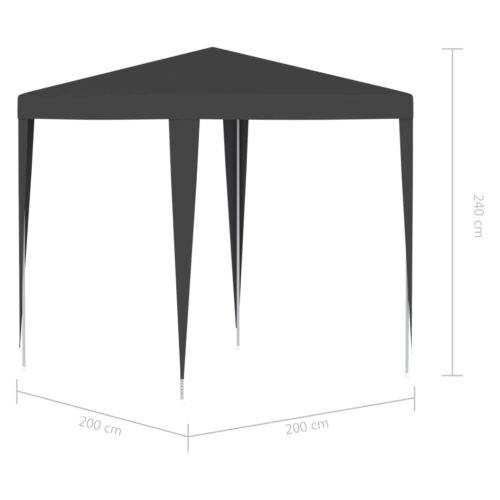 Professional Party Tent 2x2m Anthracite - Image 6