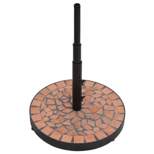 Parasol Base Terracotta Round 12 kg - Image 3