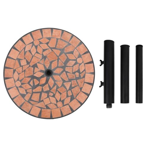 Parasol Base Terracotta Round 12 kg - Image 5