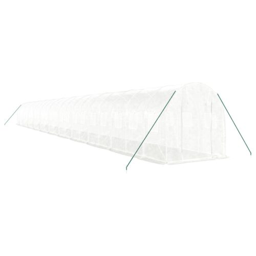 Greenhouse with Steel Frame White 44m 22x2x2m - Image 3