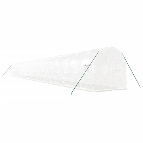 Greenhouse with Steel Frame White 44m 22x2x2m - Image 6