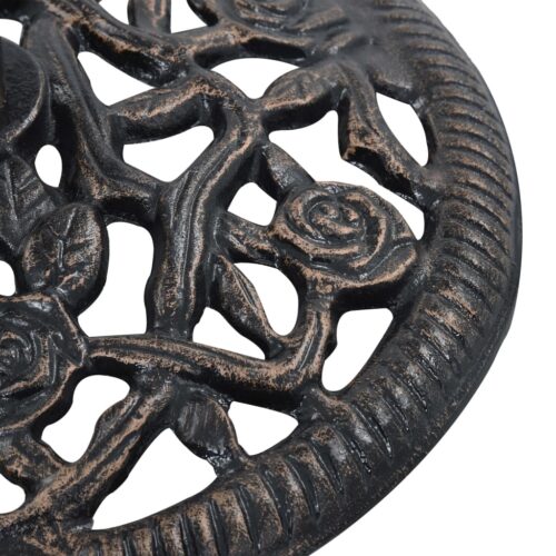 Outdoor Umbrella Base Stand Cantilever Beach Patio Pod Round 12KG Cast Iron - Image 5