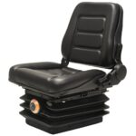 Forklift Tractor Seat with Suspension Adjustable Backrest