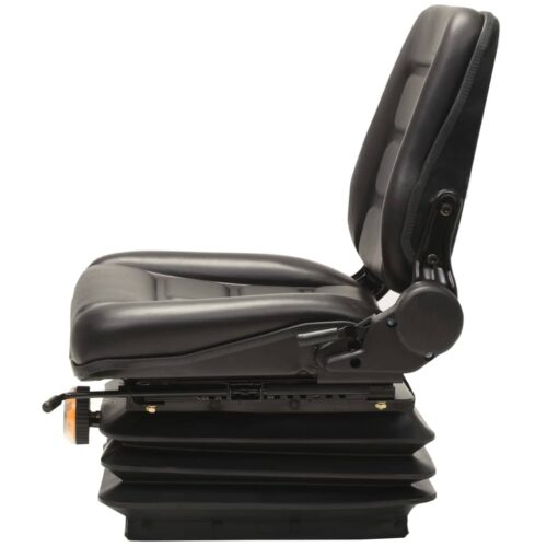 Forklift Tractor Seat with Suspension Adjustable Backrest - Image 2