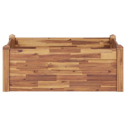 Garden Raised Bed 110x60x44cm Solid Acacia Wood - Image 3