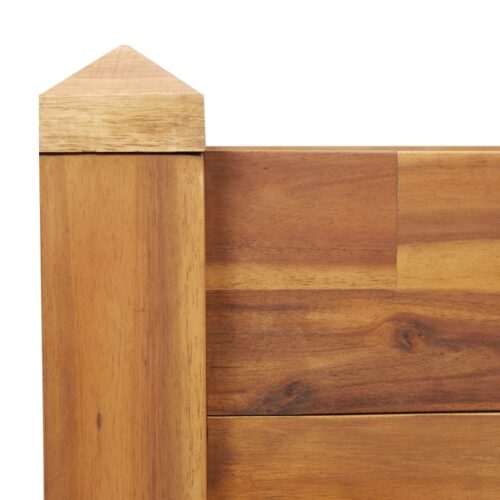 Garden Raised Bed 110x60x44cm Solid Acacia Wood - Image 5