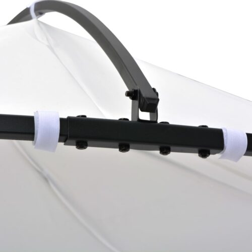Gazebo 300x290cm White Round - Image 3
