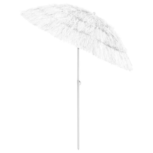 Hawaii Beach Umbrella White 180cm - Image 3