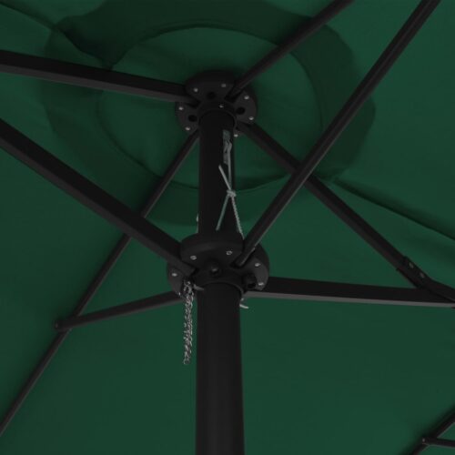 Outdoor Parasol with Aluminium Pole 460x270cm Green - Image 6