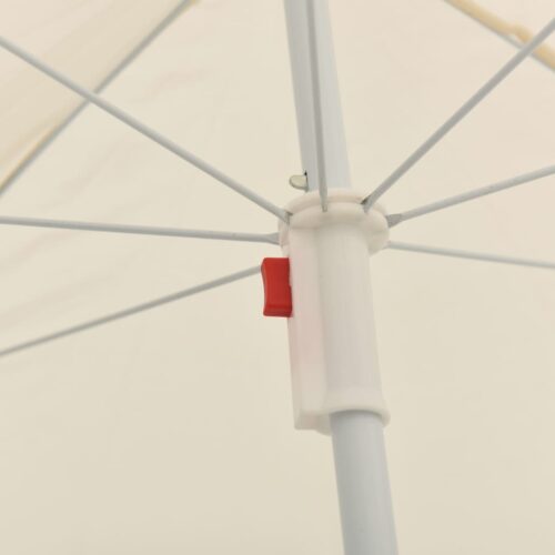 Outdoor Parasol with Steel Pole Sand 180cm - Image 4