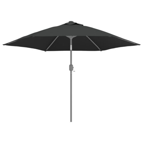 Replacement Fabric for Outdoor Parasol Anthracite 300cm - Image 4