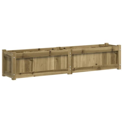 Garden Planter 150x31x31cm Impregnated Wood Pine - Image 2