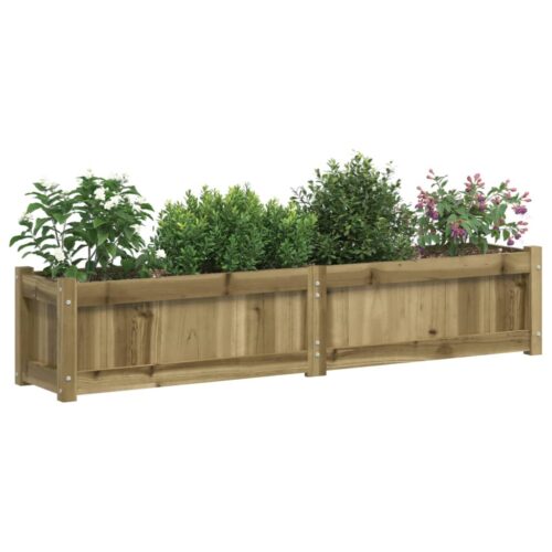Garden Planter 150x31x31cm Impregnated Wood Pine - Image 4