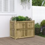 Garden Planter 90x50x70cm Impregnated Wood Pine