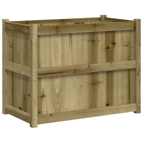 Garden Planter 90x50x70cm Impregnated Wood Pine - Image 2
