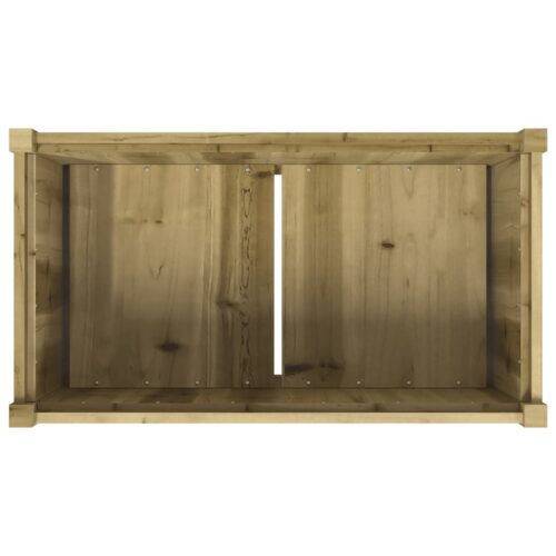 Garden Planter 90x50x70cm Impregnated Wood Pine - Image 8