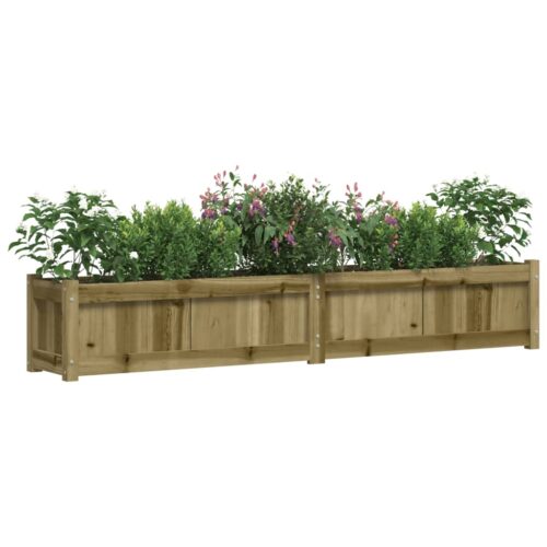 Garden Planters 2pcs Impregnated Wood Pine - Image 3